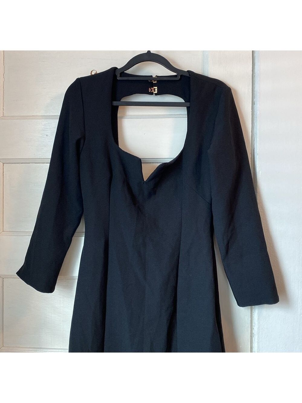 NWT Zara Square Neck Midi Dress, Size S - Picture 11 of 15